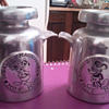 Solid Pewter Mickey Mouse and Donald Duck Milk Jug