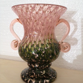 Czechoslovakian fishnet with mica inclusions