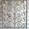 Wiener Secessionist Style Wrought Iron Window Grille
