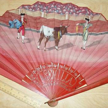 Antique Hand Fan - Accessories