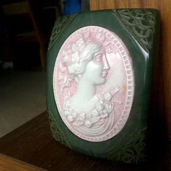 Grandmother's Cameo Pendent & Earrings  - Fine Jewelry