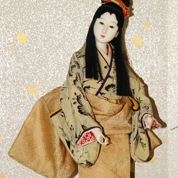 Antique Japanese Porcelain Geisha Doll Family Heirloom 1915