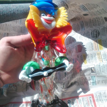 Murano Glass Clown!! - Art Glass