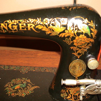 My Singer model 27 circa 1901 with Pheasants