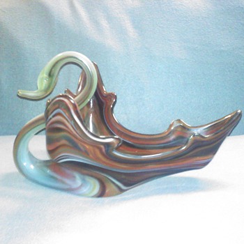 GLASS SWAN - Art Glass