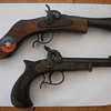 Parris vintage musket cap gun and Emg Derringer cap gun