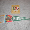 1961 indy 500 banner and program