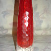 BEAUTIFUL RED BEEHIVE VASE
