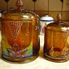 Carnival Glass Jars