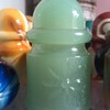 RARE Car Ashtray~Houzex glass~Insulator~Houze~Slag Ash Tray