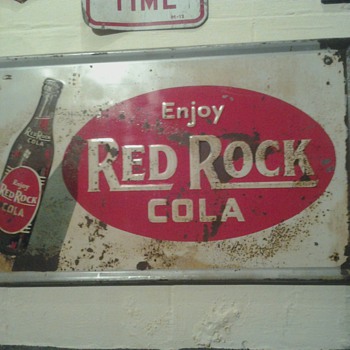 Red Rock Cola Sign