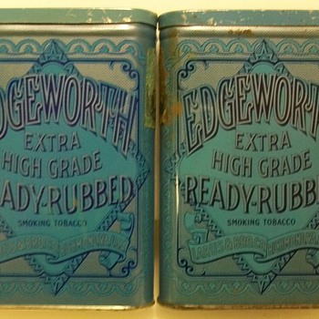 Edgeworth Pocket Tobacco Tins - Tobacciana