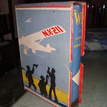 "We" by Charles Lindberg, from 1927 in slipcase and dust jacket - Books