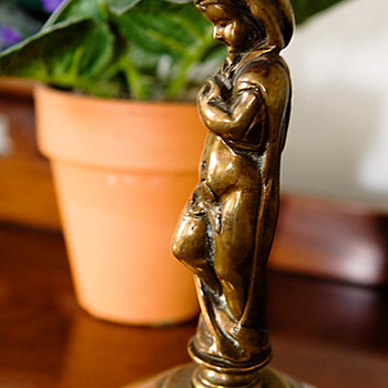 Brass Statue - Art Nouveau