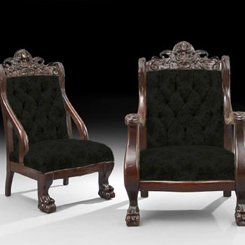 1903 S. Karpen & Bros (Chicago) Art Nouveau Parlor Suite - Art Nouveau