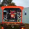 vintage firefighting trailer
