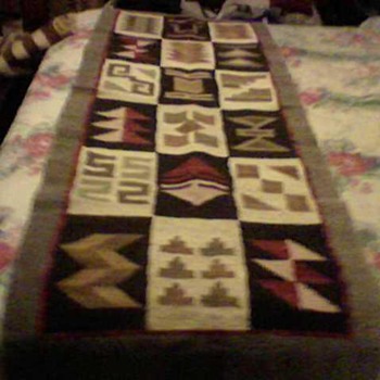 TWO NAVAJO RUGS - Native American