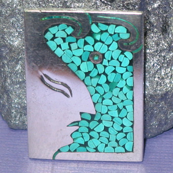 Mayan Deity Pin from Arte en Plata 