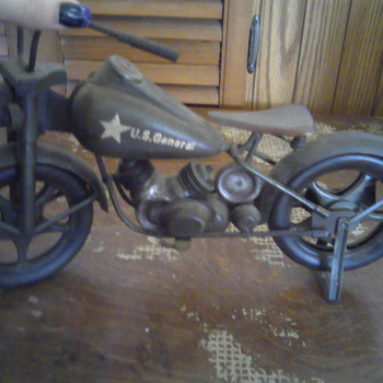 U.S general harley motor cycle toy - Model Cars