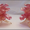Murano Salviati Flower Candle Holders