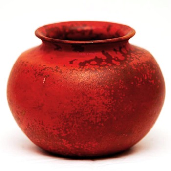Uranium Glaze Vase, H.H.C. Kähler (Denmark), 1900-1920 - Art Pottery