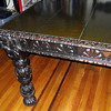 Antique Hand Carved Oak Table / Desk