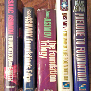 My Isaac Asimov Foundation series collection