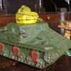 Sun Rubber M2 Medium Tank. 1940s