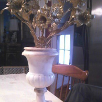 19th C Marble/Gilt Bronze Candelabra