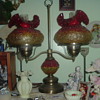 double fenton student lamp