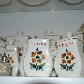 Arabia Spice Canisters. Made in Finland - Pottery