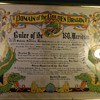 1945 Domain Of The Golden Dragon Plaque/Certificate