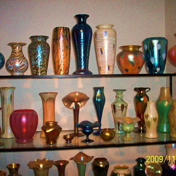 A sample of my American art glass collection. - Art Glass