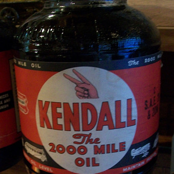 Kendall war ration bottle - Petroliana