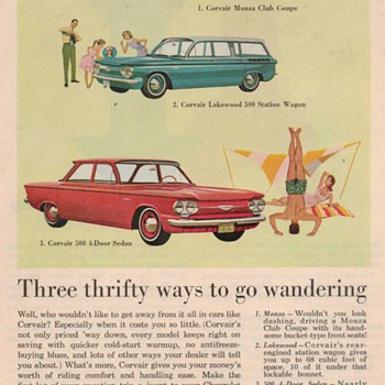 1961 Chevy Corvair Advertisement