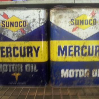 2 gallon sunoco cans