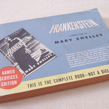 Frankenstein by Mary Shelley Rare Armed Services Edition #909, Council on Books in Wartime - Books