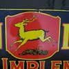  Porcelin John Deere farm implement sign