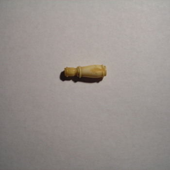Lord's Prayer in tiny ivory magnifying glass less than 1" long and 1/8th" wide Made in France at least 120 years old or older
