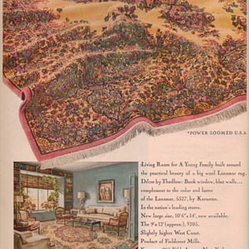 1950 Lanamar Carpet Advertisement