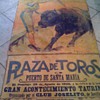 1926 PLAZA DE TOROS BULL FIGHTING POSTER PAINTED 