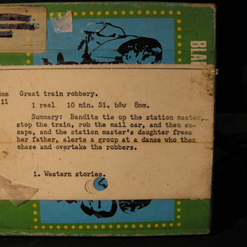 The Great Train Robbery"  8 mm Film - Movies