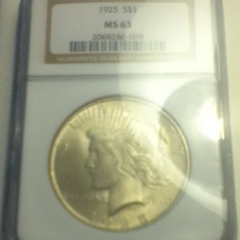 1925 & 1926 Peace Dollars - US Coins