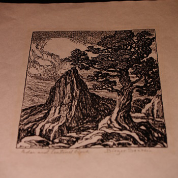 birger sandzen lithograph