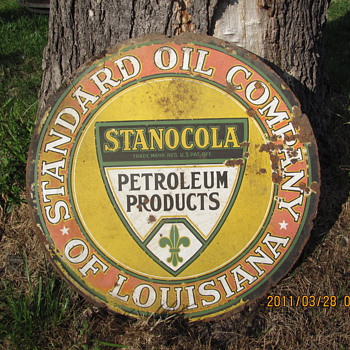STANCOLA OIL SIGN - Petroliana