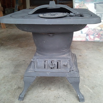 Old cast iron stove