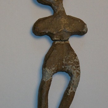 Slave Made African-American Figure Civil War Jekyll Island Georgia ? Collection Jim Linderman - Folk Art