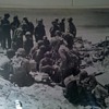 WWII Official US Coast Guard photo: FIRST AID STATION ON FRAGIL ISLAND