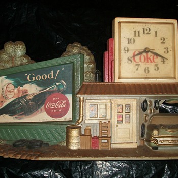 Vintage CocaCola Wall Clock 