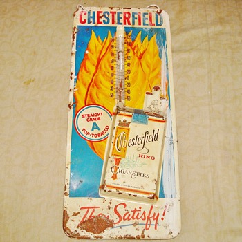 Chesterfield Cigarettes Tin Sign